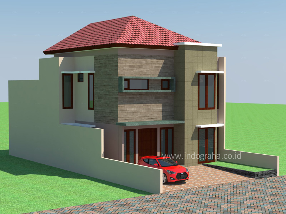 Desain  Renovasi Rumah  Minimalis  di Jl Puspa Cengkareng 
