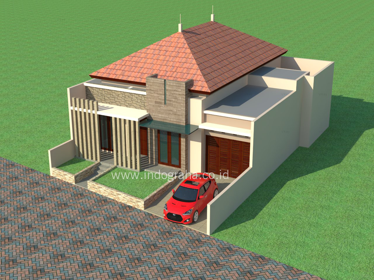 Desain Rumah Jl. Praji Cibubur – Indograha Arsitama