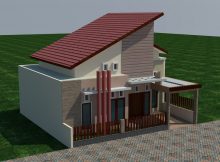 Model rumah minimalis modern 1 lantai di lamongan