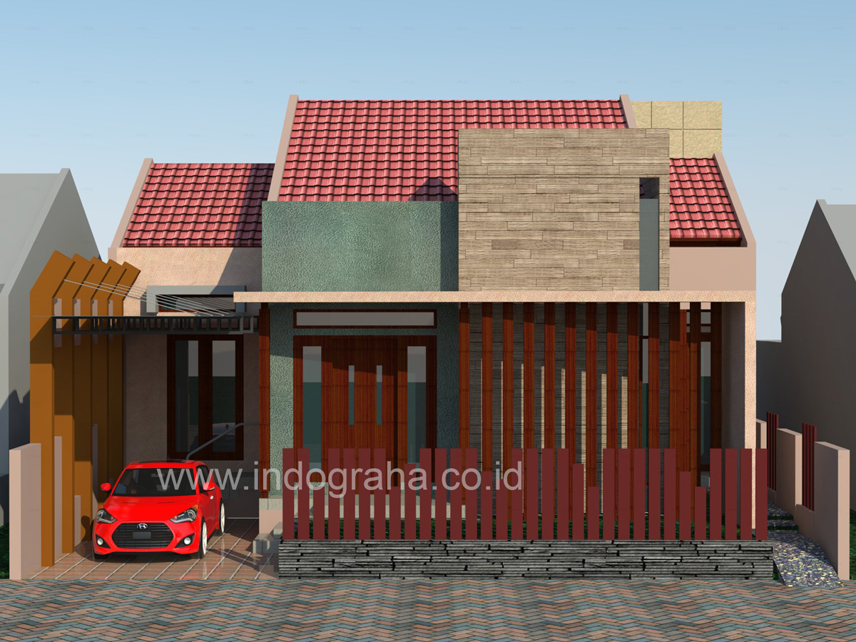 Desain Rumah Tinggal Di Cimanggis Depok Indograha Arsitama