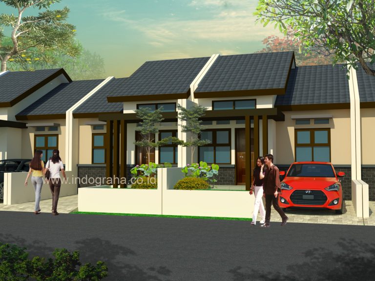 Desain Perumahan minimalis Tunas Pratama Residence di Bojong Gede