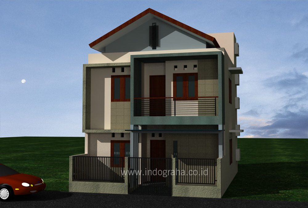 Desain  rumah kost minimalis  bekasi  Indograha Arsitama