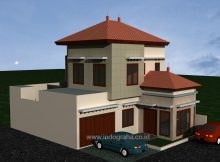 Model Rumah Minimalis Modern 2 lantai di permata depok citayam