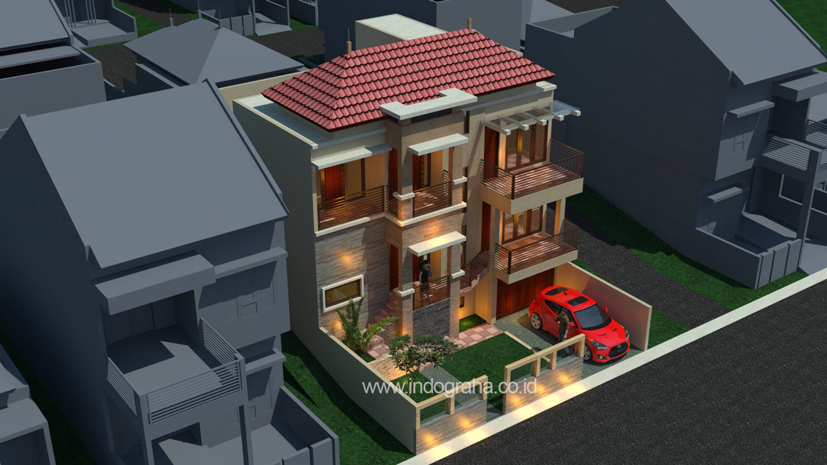 Desain Rumah Minimalis 25 Lantai Di Cibubur Jakarta Timur