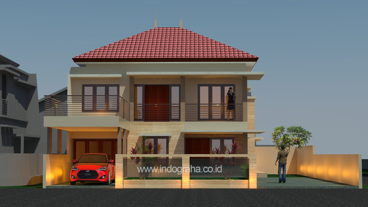Desain Renovasi Rumah Minimalis 2 Lantai Di Cilodong Depok