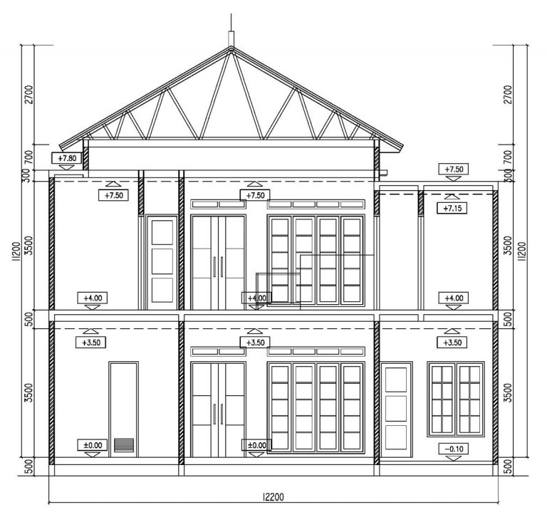  Rumah  Kavling 12 x 15 di Jatiasih Bekasi dengan desain  